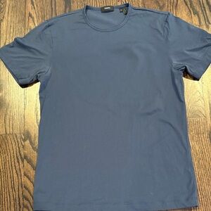 Theory Men's Deep Blue Short Sleeve Crew Neck Tee Shirt Size Medium